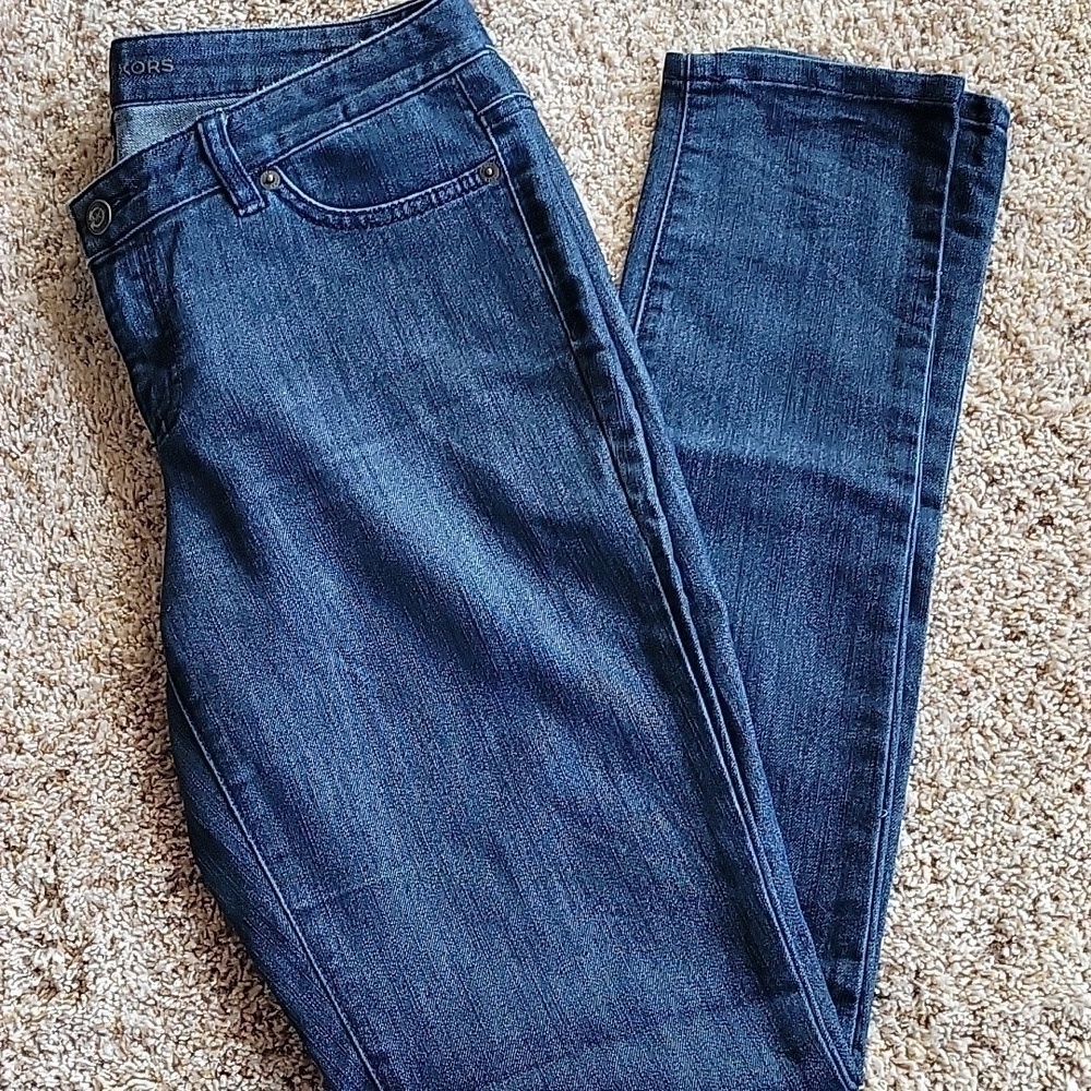 Michael Kors jeans, low rise, size 4, skinny, euc